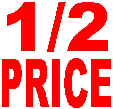 1/2 Price