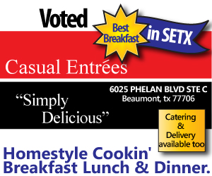 Casual Entrees Voted Best Beaumont Breakfast