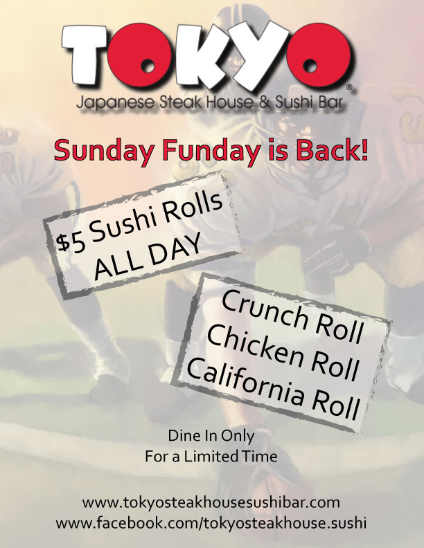 Tokyo Sunday Funday 2014 SETX Football Specials