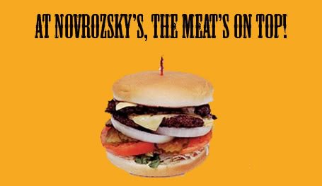 Novrozsky's Burger Beef on Top