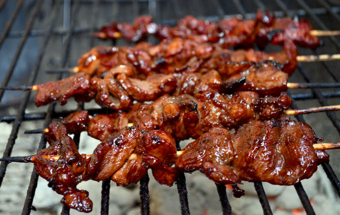 South Texas State Fair Pork Kabob