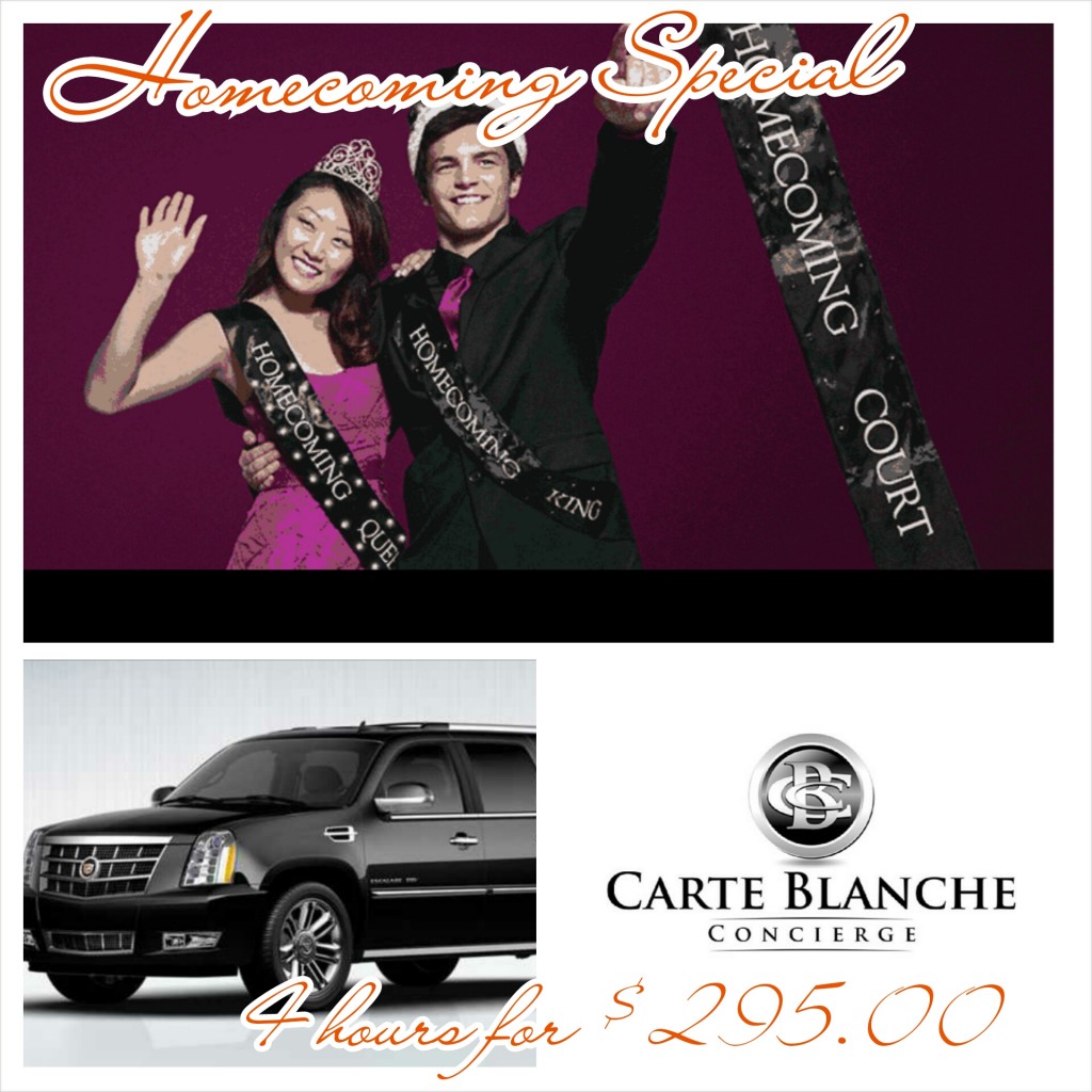 Carte Blanche Homecoming $295