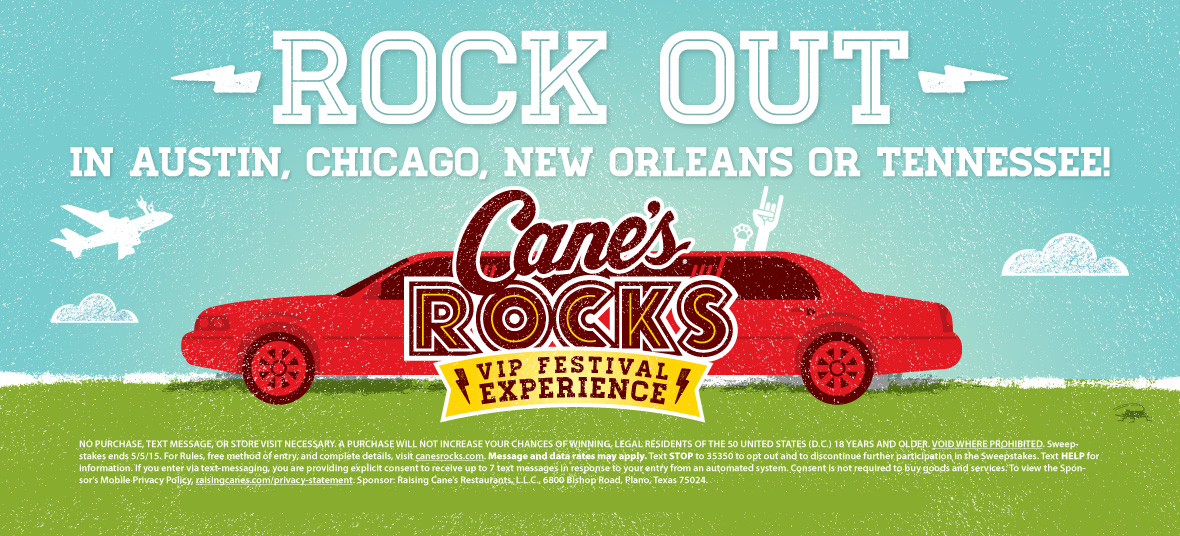 Cane's Rocks Beaumont 2015