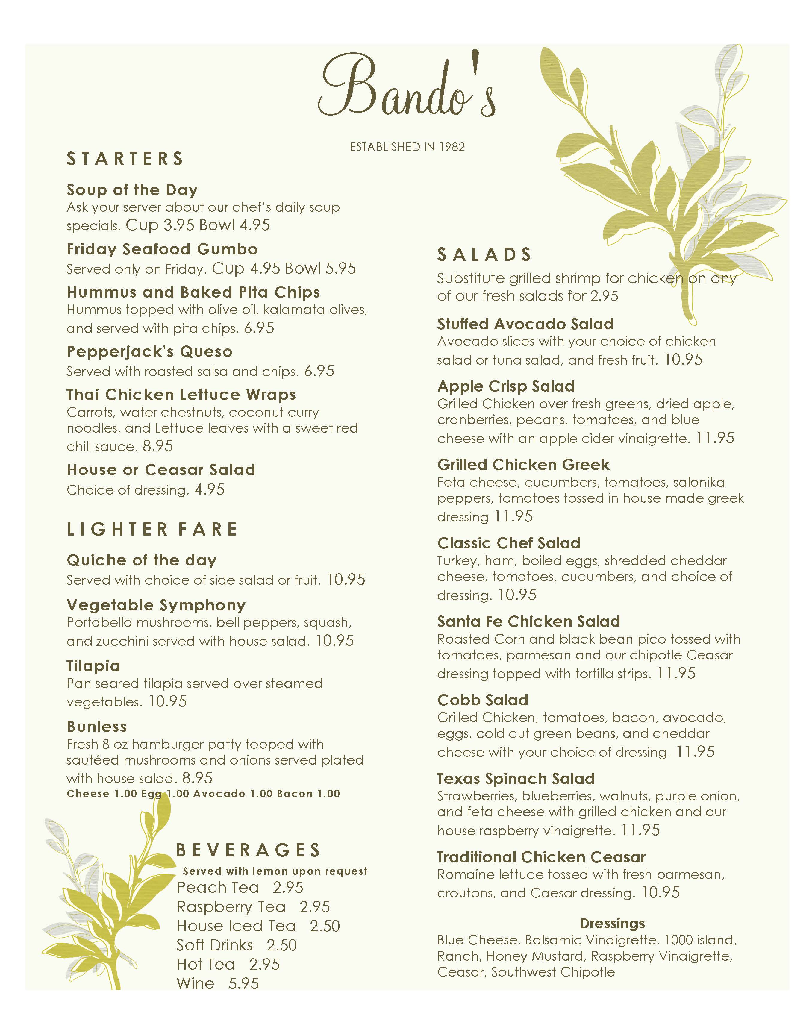 Bando's Beaumont Lunch Menu 2015 pic_Page_1