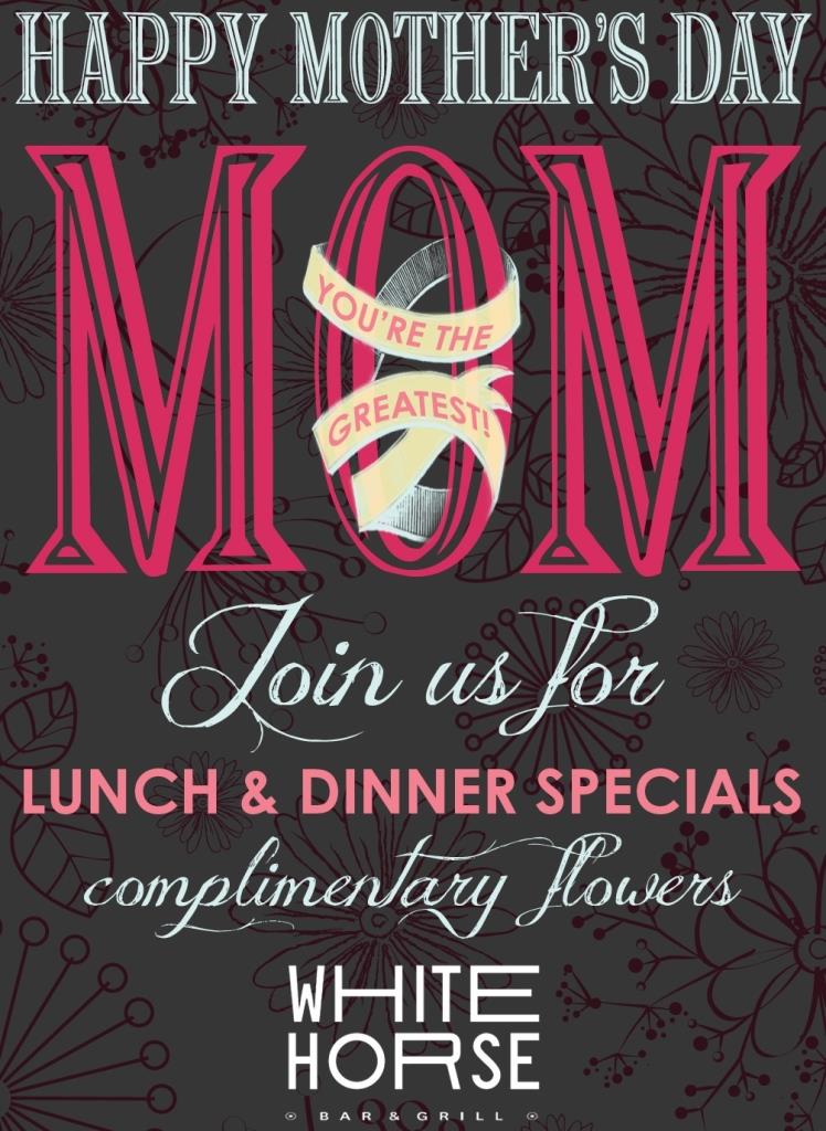 white horse grill Beaumont Mother's Day restaurants