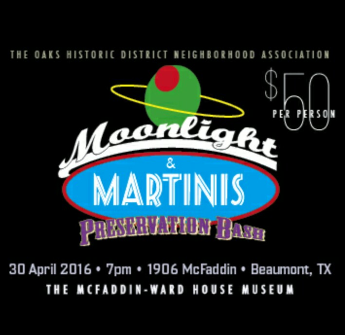 Oaks Historic District Beaumont Tx, Beaumont Preservation Bash 2016, live jazz Southeast Texas, martini Southeast Texas, Southeast Texas foodie, Beaumont foodie, SETX foodie, Golden Triangle events April 2016