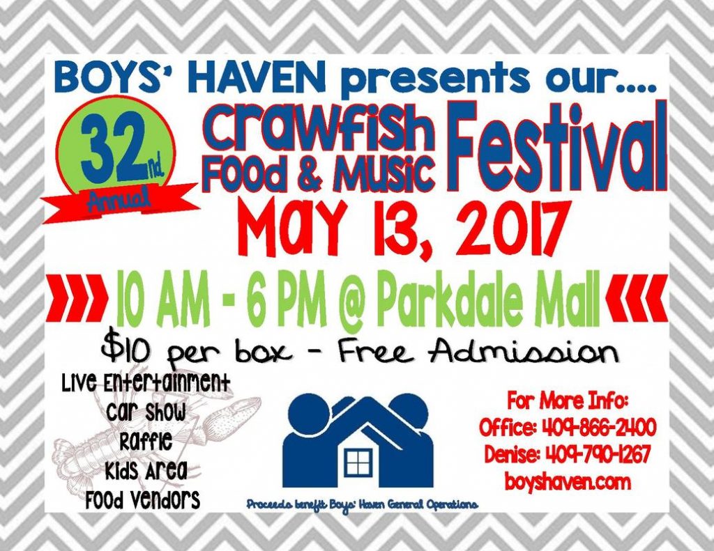 Crawfish Festival Beaumont, Beaumont Crawfish Festivals, Parkdale Mall events, live music Beaumont Tx, SETX concerts, crawfish boil Southeast Texasa