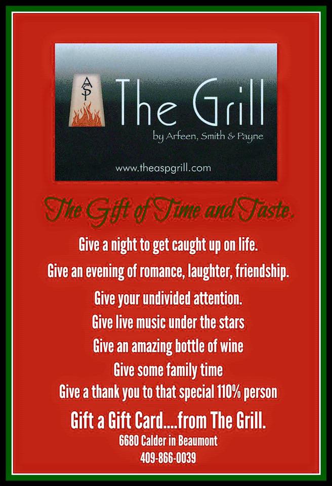 the-grill-beaumont-tx-holiday-shopping