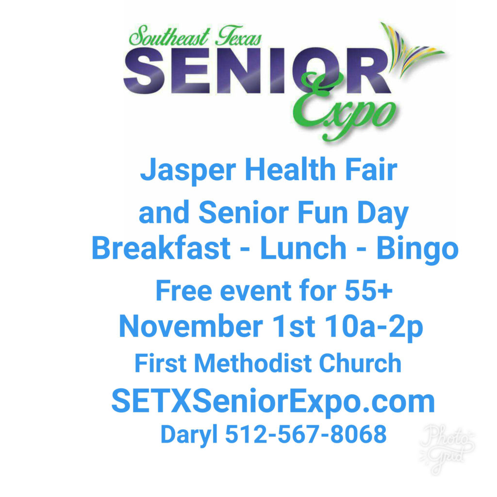 senior expo Jasper TX, Senior expo East Texas, senior events Houston TX, senior expo Houston TX, senior activities Texas