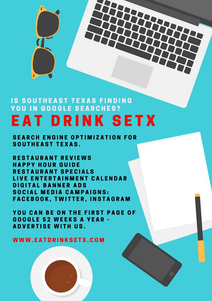 SEO Beaumont TX, Search Engine Optimization Southeast Texas, Restaurant Reviews Beaumont TX, entertainment calendar Beaumont, advertising Southeast Texas, marketing Port Arthur