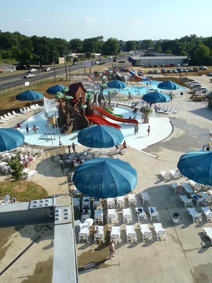 Texas Waterpark Guide, water slides Nacogdoches, lazy river SFA,